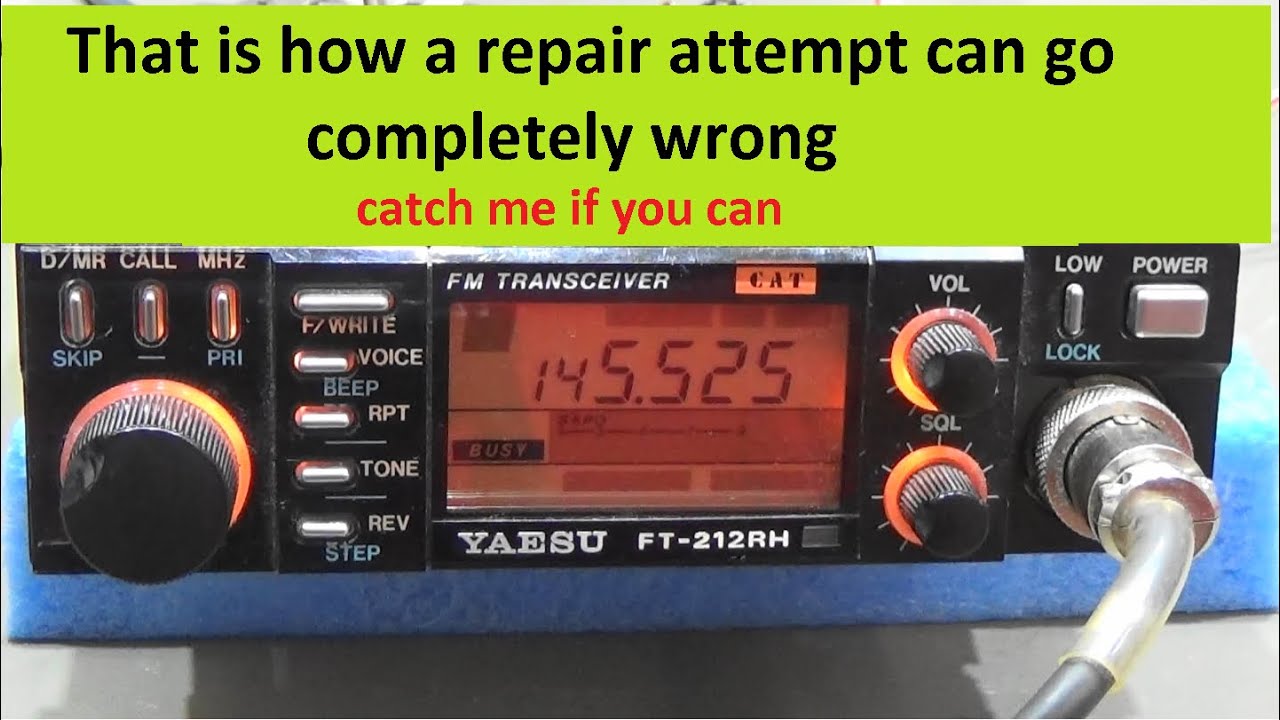 #245 Yaesu FT-212RH; no TX power?? or what