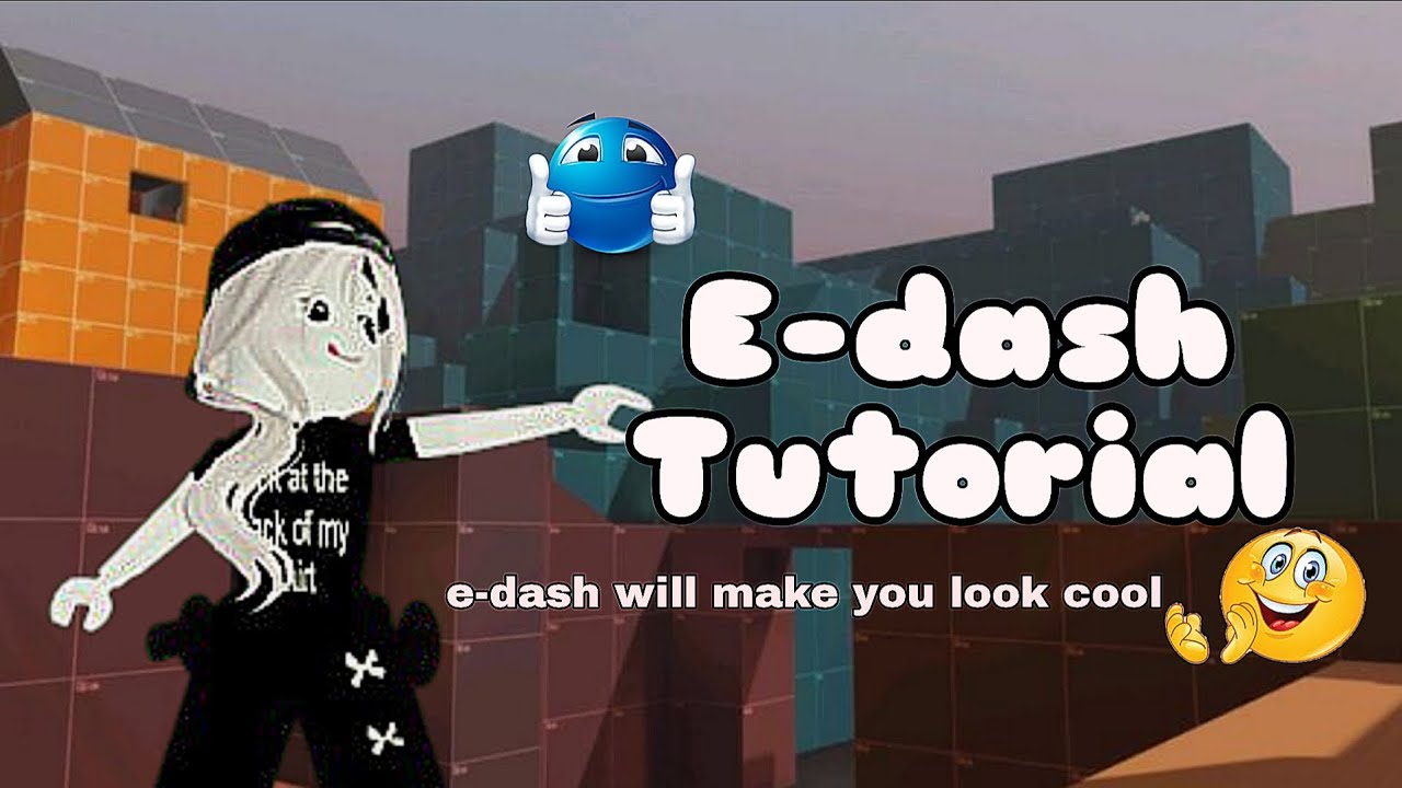 E-dash Tutorial! 😎|| roblox || evade || tutorial how to e-dash 