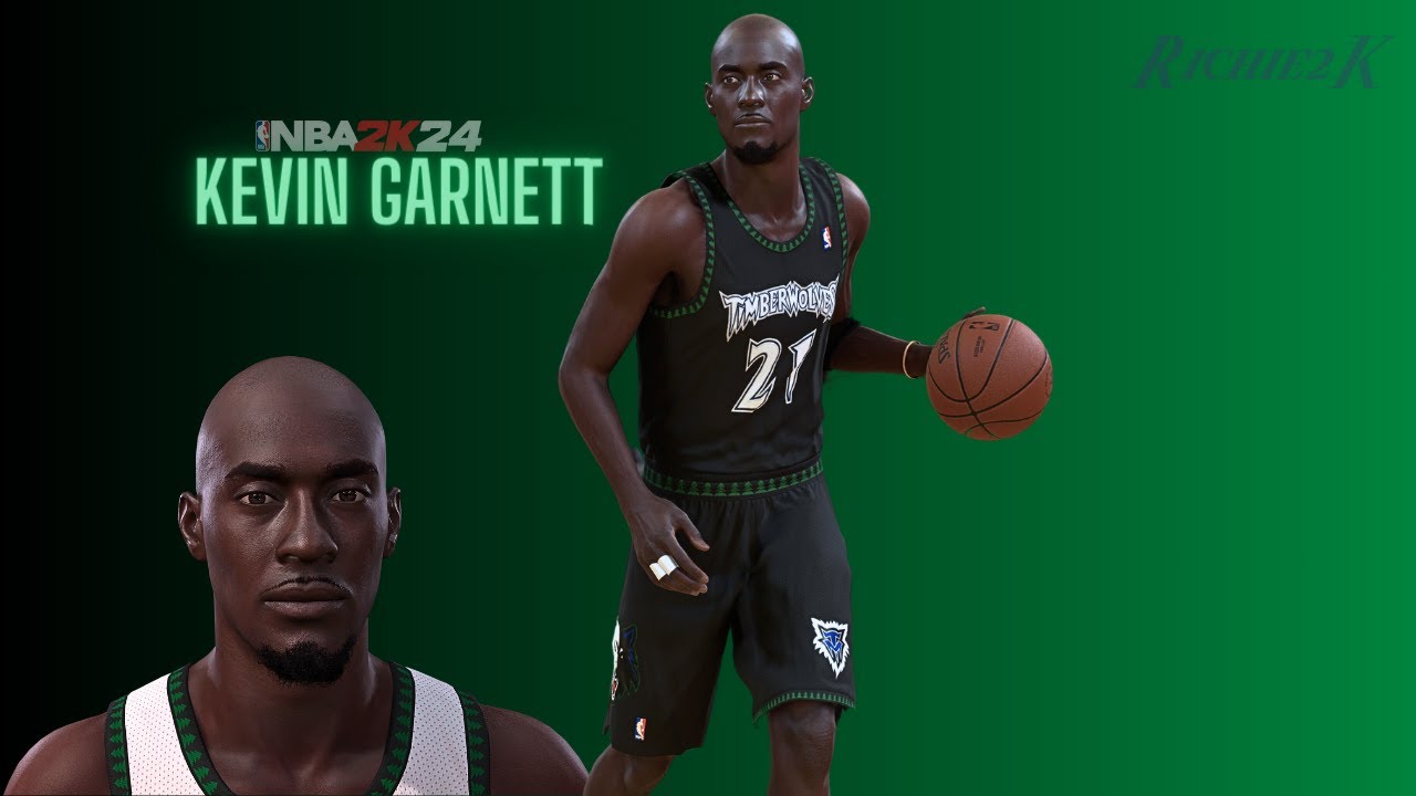 Kevin Garnett Face Creation NBA 2K24