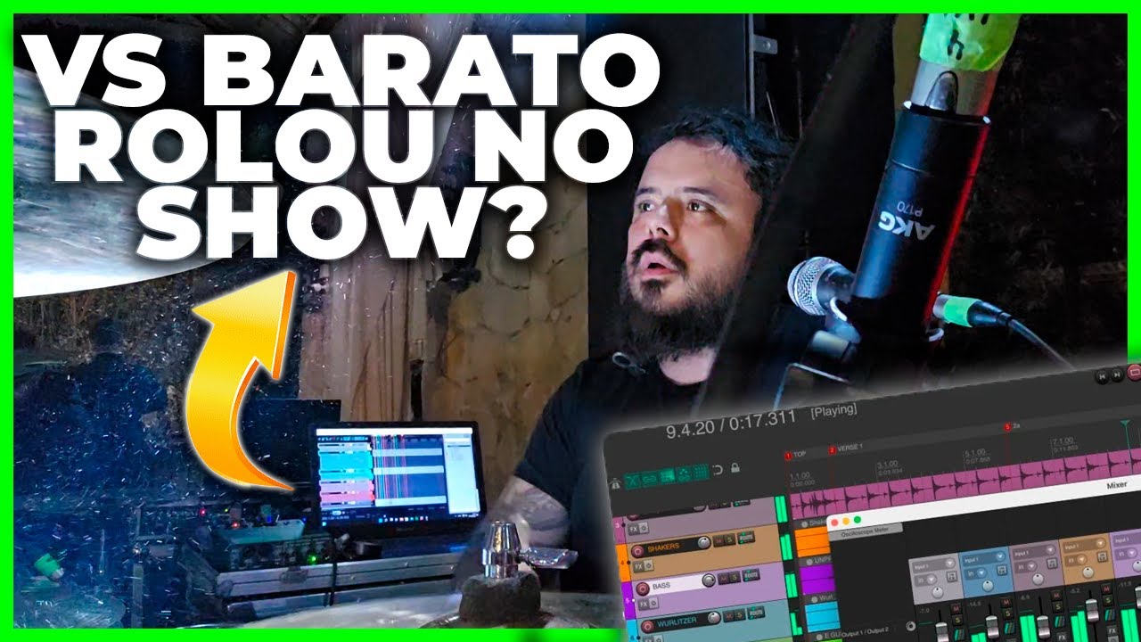 PROJETO DE VS NO REAPER | USANDO AO VIVO!  🎧 PT4