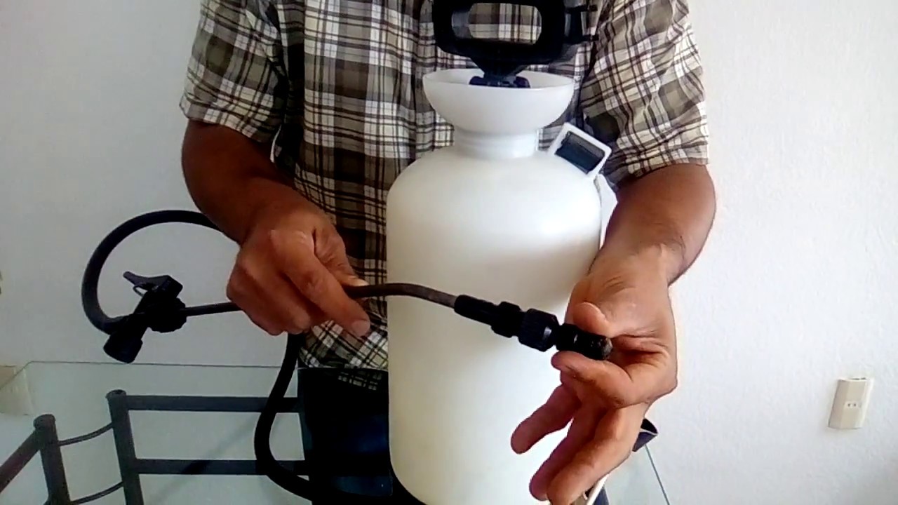 Cómo utilizar una fumigadora manual para 5 litros, 2018.