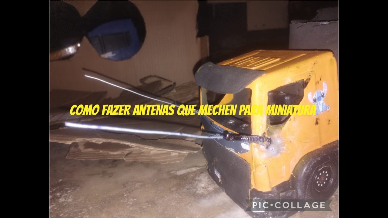 como fazer antenas para miniatura