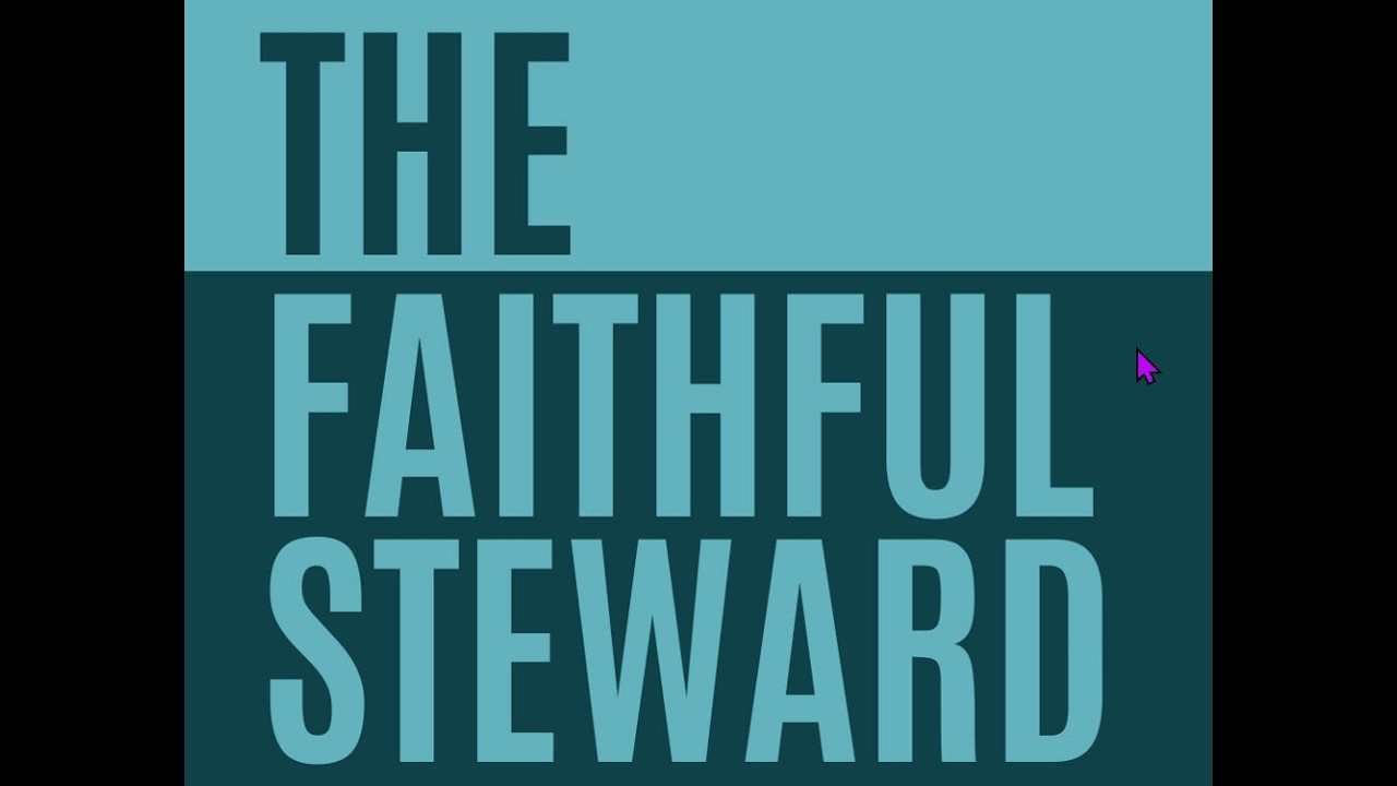 STEWARDS 1 Corinthians 4