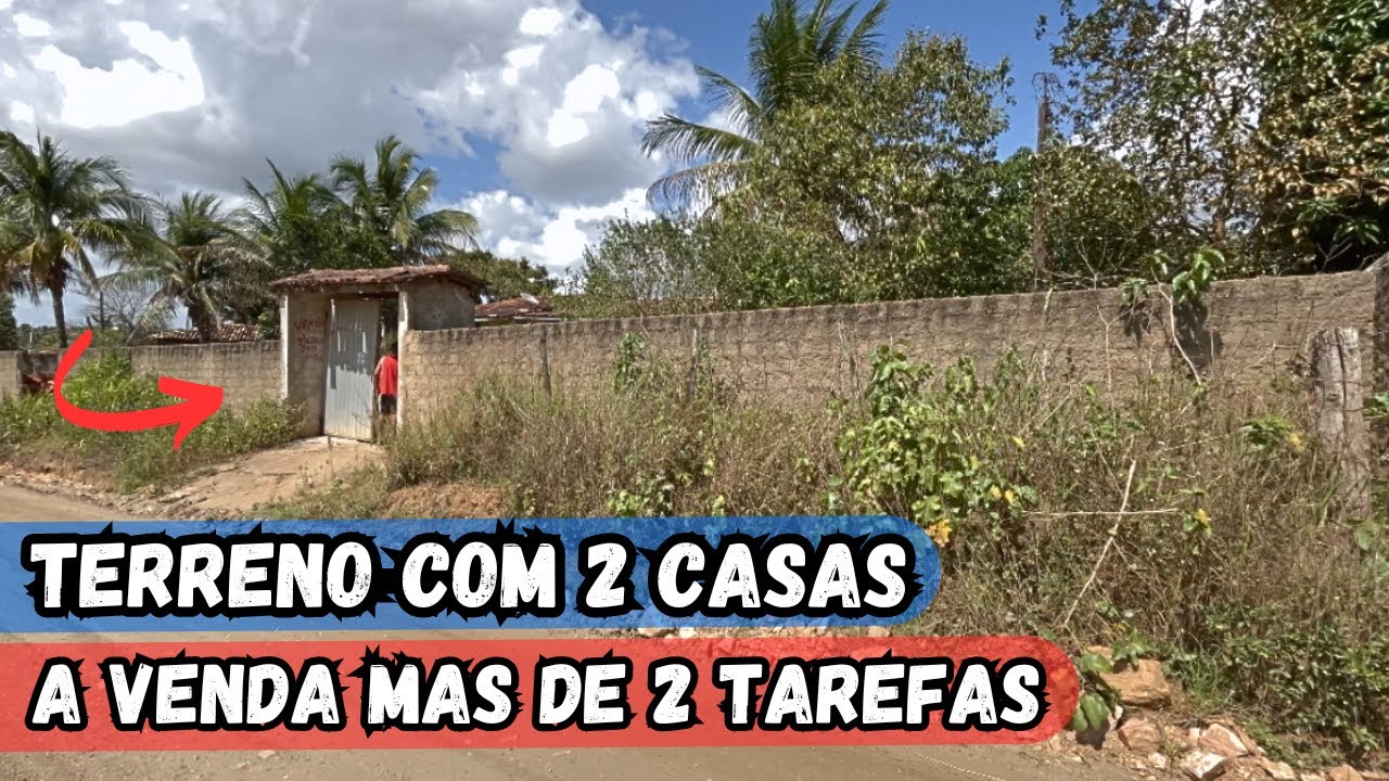 SÍTIO COM 2 CASAS A VENDA + DE 2 TAREFA DE TERRA NA ZONA RURAL DE ARAPIRACA-AL  SÍTIO POÇÃO #sitio