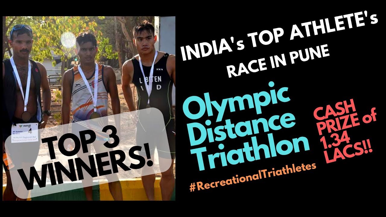 Olympic Distance Triathlon - India's top athletes race in Pune