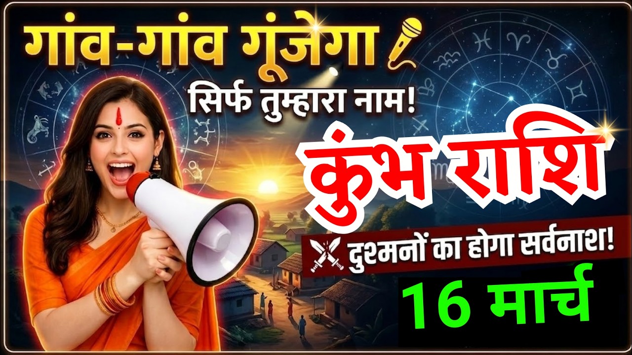 16 मार्च, कुंभ राशि वालों गांव गांव में तुम्हारे नाम की चर्चा होगी, Kumbh Rashi Aaj Ka Rashifal