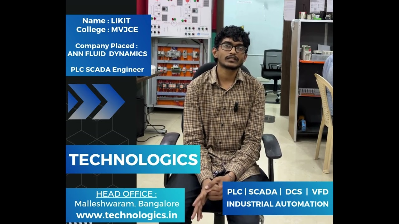 TECHNOLOGICS Students Review, PLC SCADA Engineer