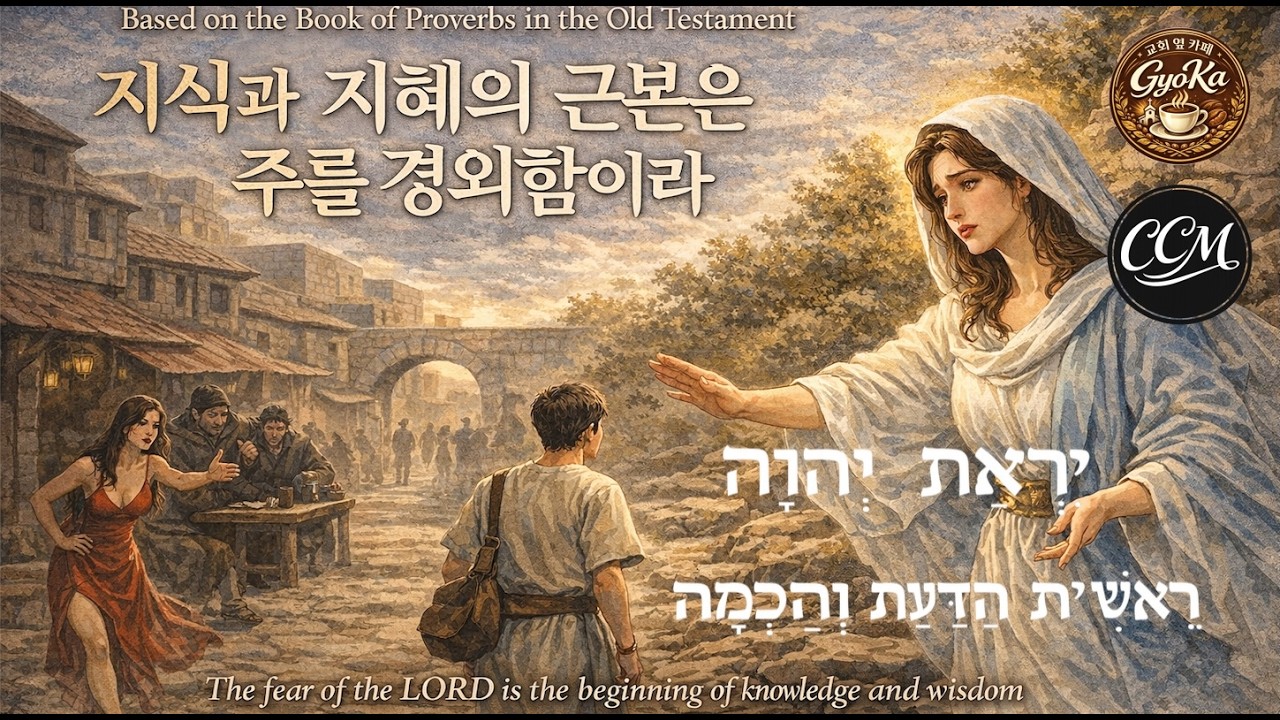 [히브리어 찬송] יִרְאַת יְהוָה רֵאשִׁית הַדַּעַת וְהַחָכְמָה 지식과 지혜의 근본은 주를 경외함이라 [GyoKa CCM] 잠 1:7, 9:10