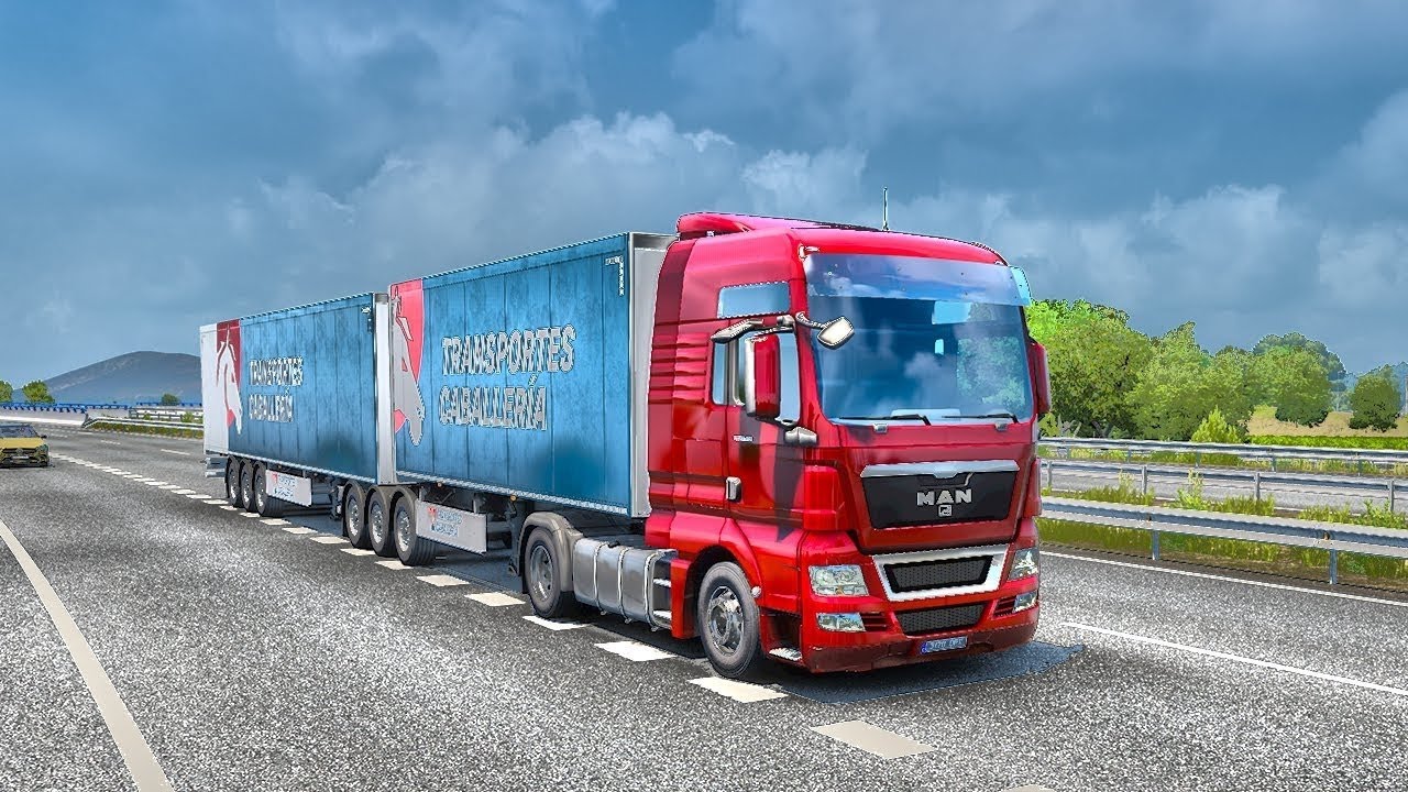 Truck simulator : ultimate! Man truck overtake other truck 🚛🚒🚛 #games #mantrucks 