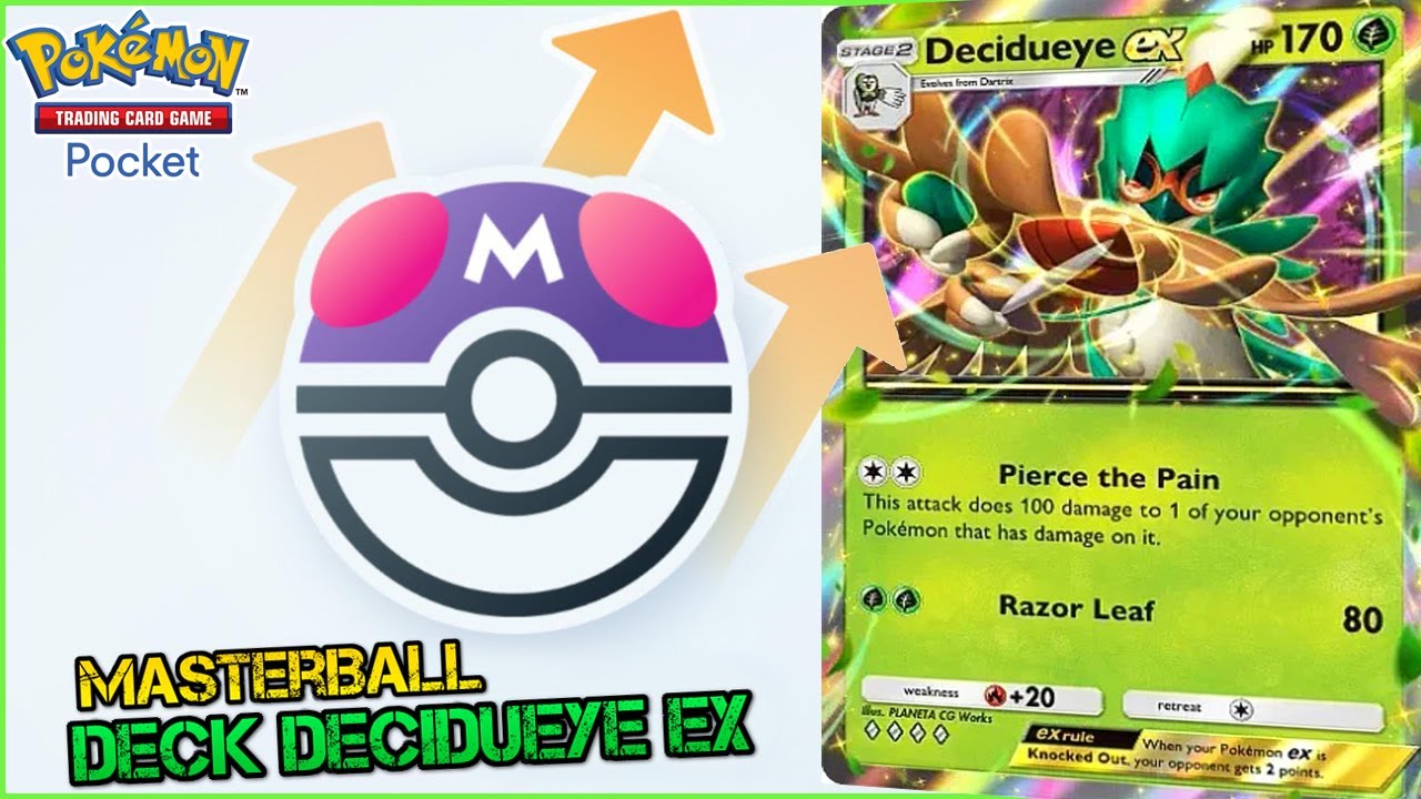 DECK DECIDUEYE EX 🏹- Rango Masterball del Mese - Pokémon TCG Pocket [ITA]