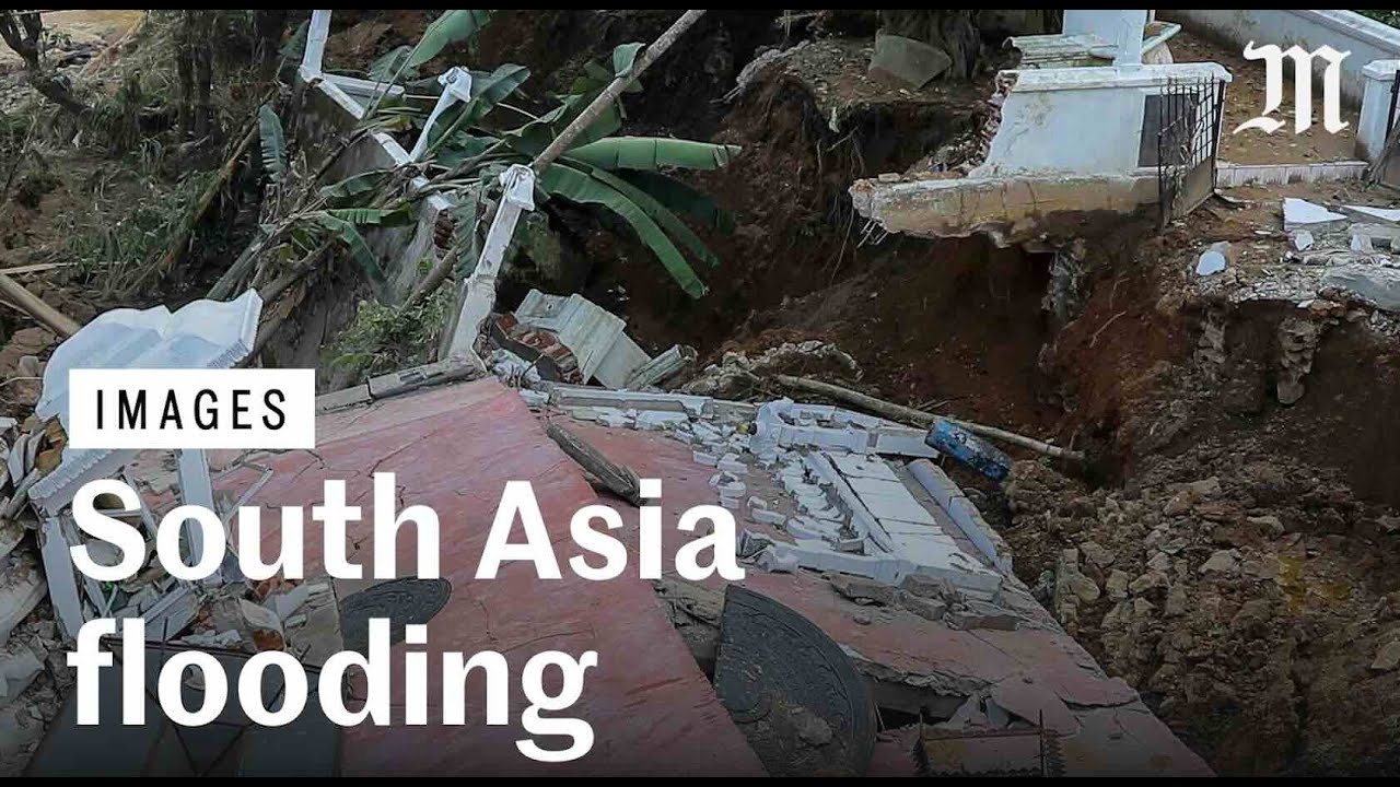 Southeast Asia floods: Satellite images show extent of damage