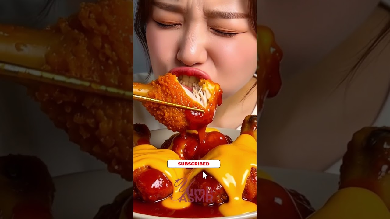 🌶️🧀 Cheesy Spicy Chicken Dakgangjeong ASMR 