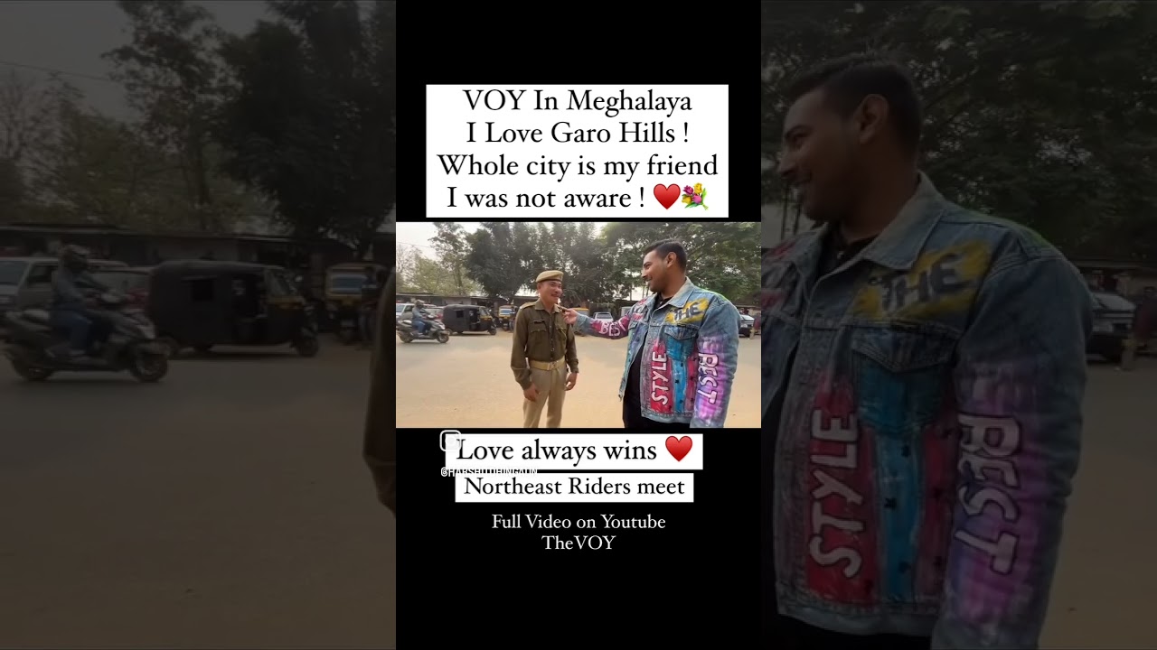 Meghalaya police loved VOY at Northeast East riders meet garo hills meghalaya
