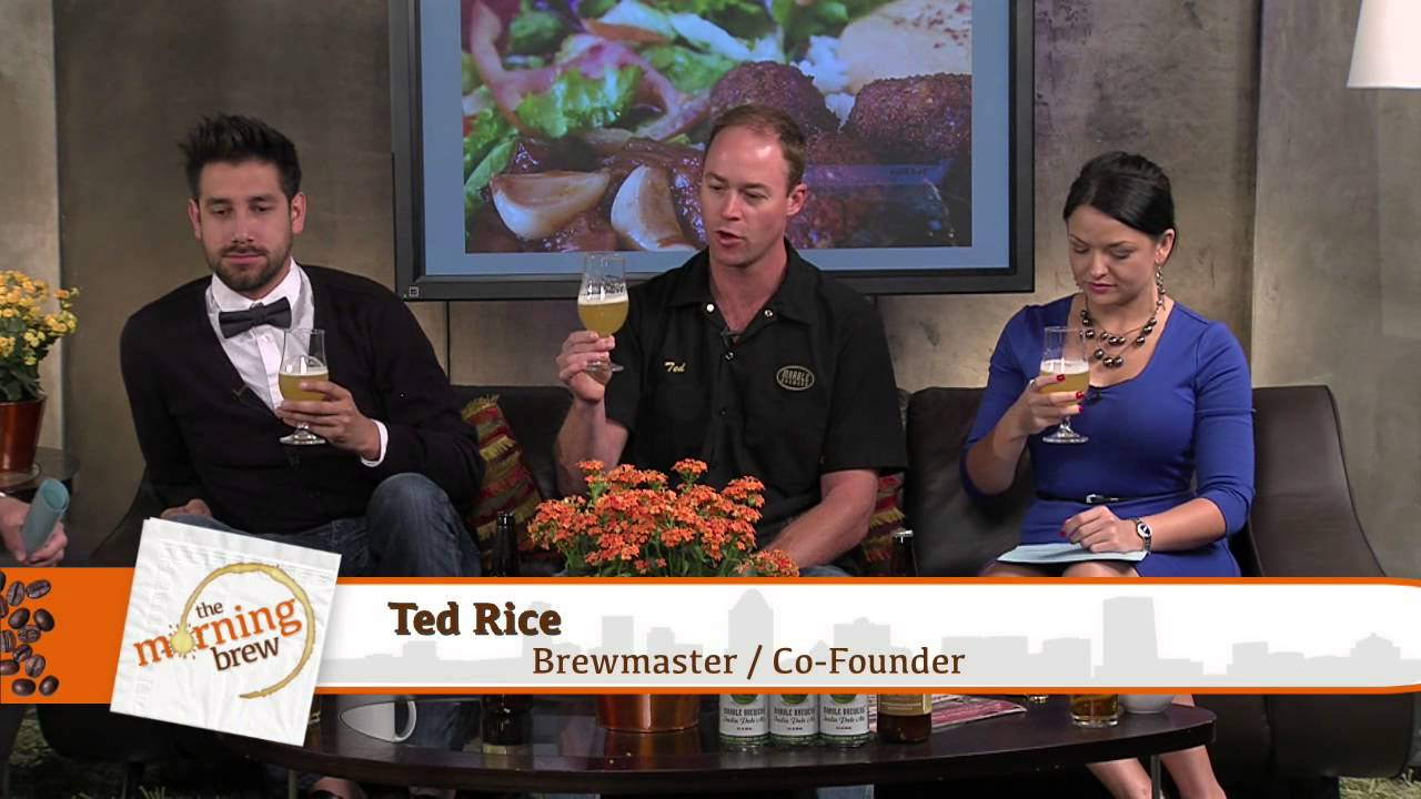 Ted Rice from Marble Brewery knocks a few back with Larry and Erin