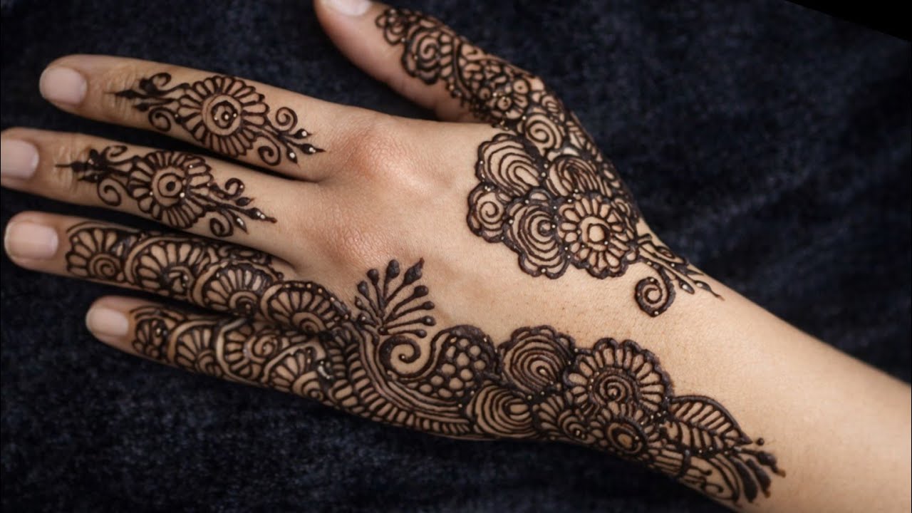 Amazing mehndi designs #stylish and easy Mehndi design #mehndi designs #simple mehndi designs 