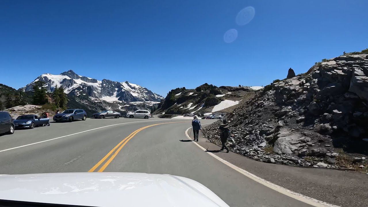 [4K] Mount Baker Highway, Sunny, August 2022