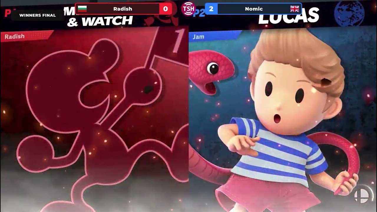 Nomic (Lucas) vs Radish (Mr Game & Watch) - Smash @ Stratty #124 (WF)