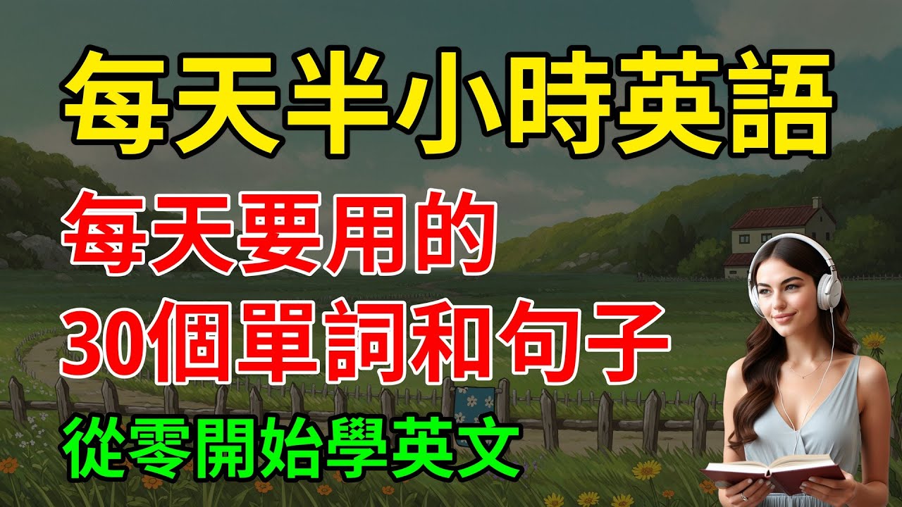 每天要用的，30個單詞和句子，從零開始學英文｜英語學習｜從零開始學英語｜【嗨學英語】