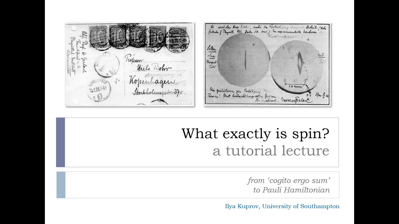What exactly is spin?