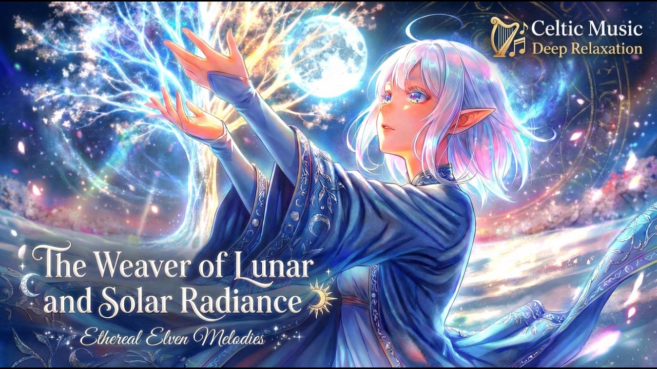 Celtic Music for Deep Relaxation 🌿 The Weaver of Lunar and Solar Radiance ｜ Fantasy Animation