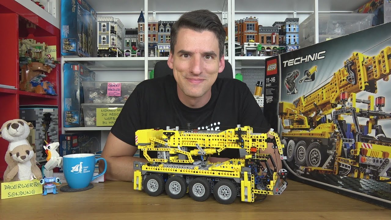 So gut waren einmal 200€ Technic: LEGO® 8421 Pneumatik-Kran mit Motor von 2005.