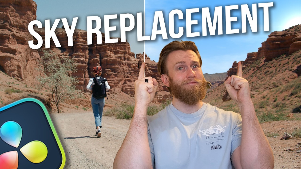 How to REPLACE SKY - Quick & Easy in Davinci Resolve 20