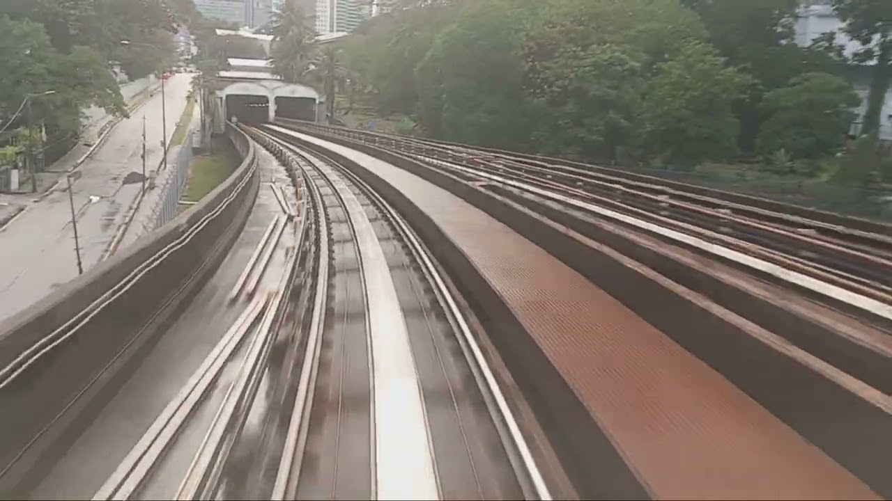 LRT Kelana Jaya Line set 36 ride from Jelatek to KLCC