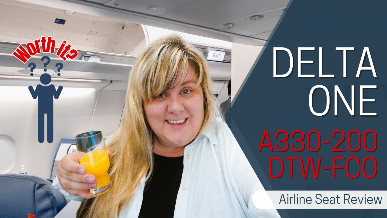 Обзор Delta One A330-200 | Чего ожидать | Подходит для пассажиров больших размеров? | Стоит своих...
