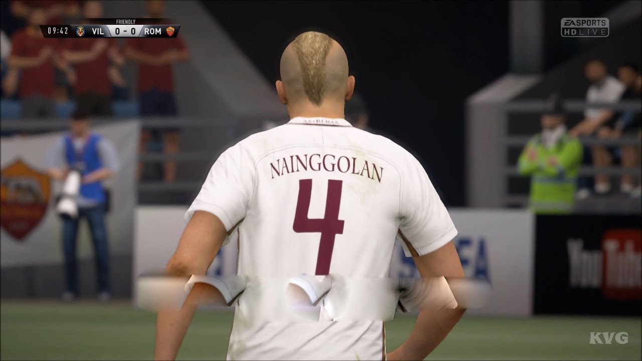 FIFA 17 - UEFA Europa League - Villarreal CF vs AS Roma | Gameplay (HD) [1080p60FPS]