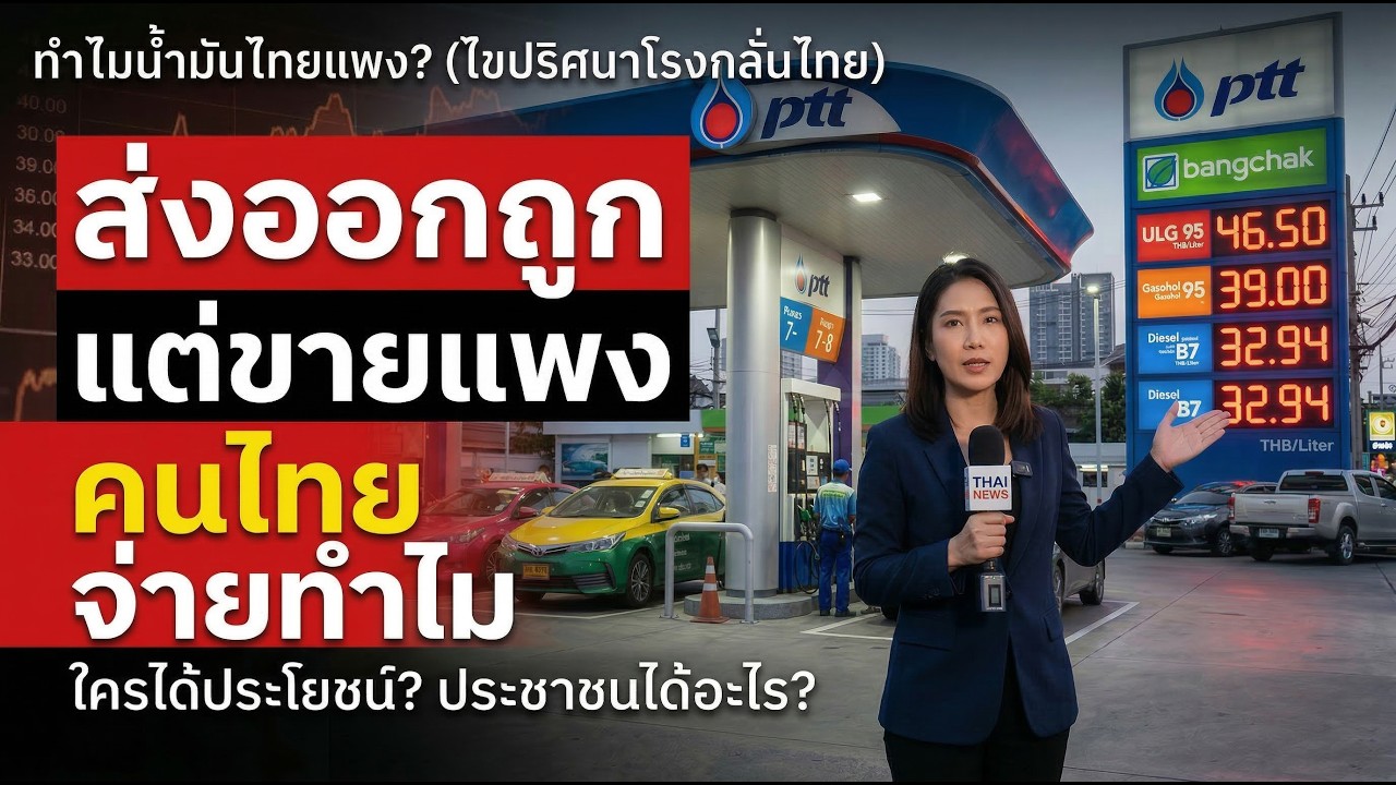 ส่งออกถูก แต่ขายคนไทยแพง ทำไมน้ำมันไทยถึงเป็นแบบนี้