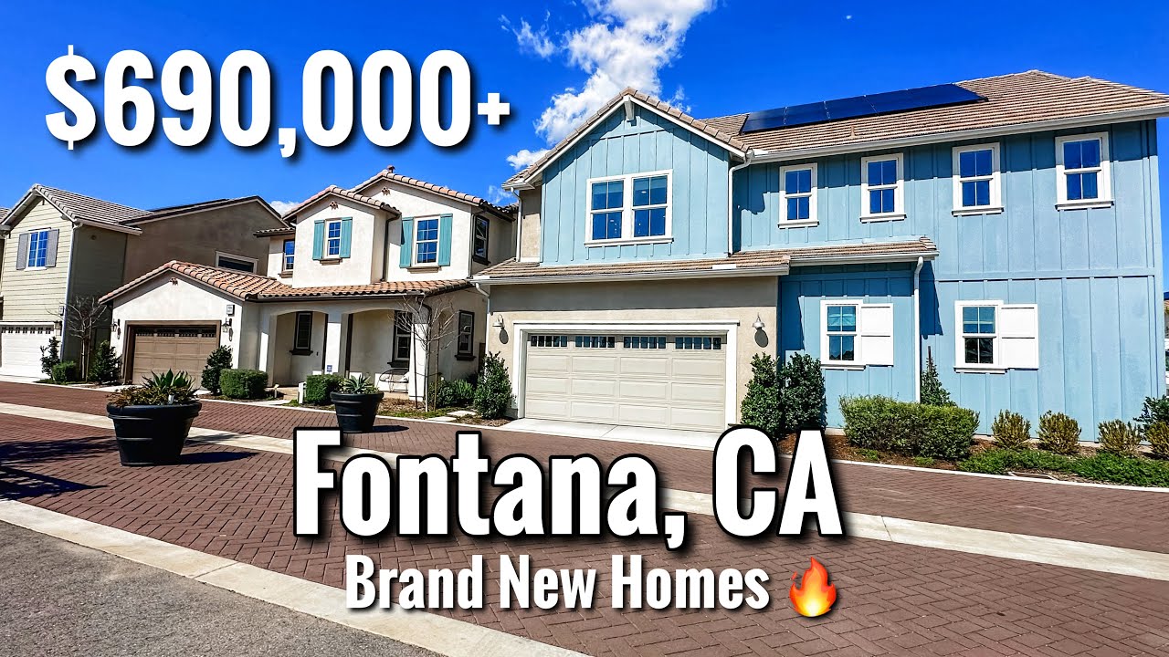 🔥 🔥 🔥 NEW CONSTRUCTION HOMES IN FONTANA, CA | GATED COMMUNITY | STARTING PRICE $690,000