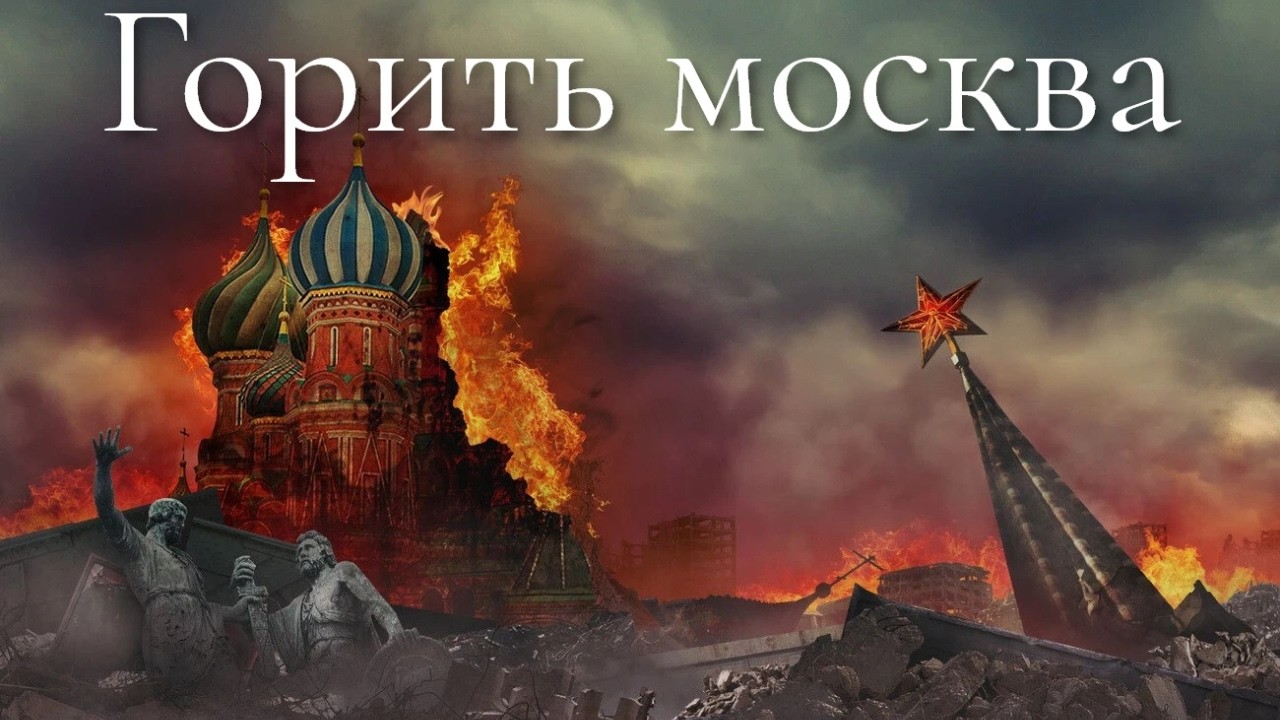 Горить москва