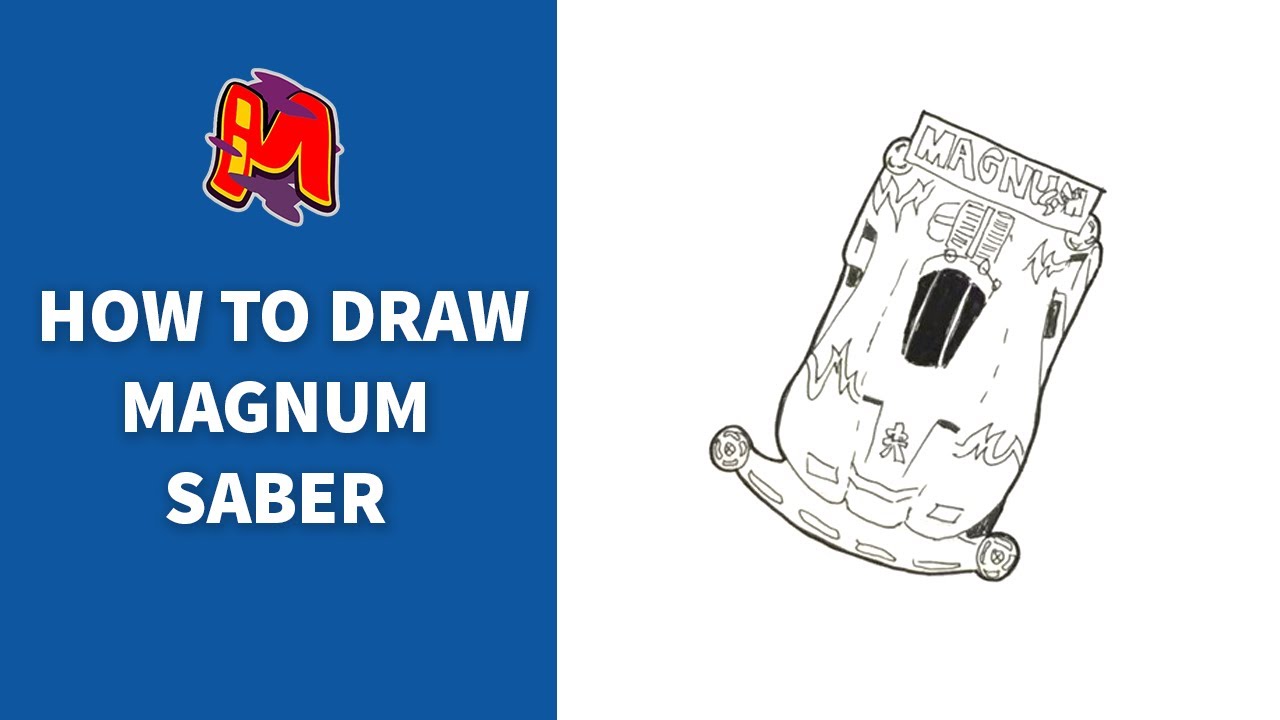 How to Draw Magnum Saber Easy