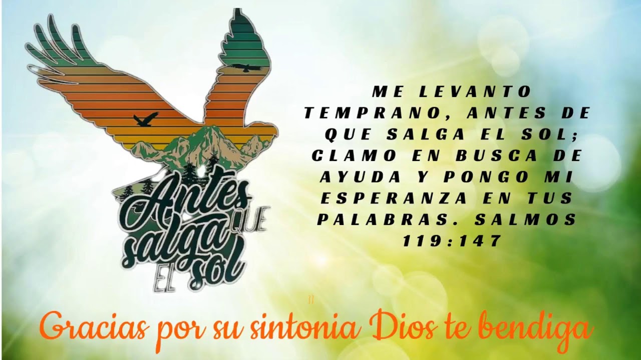 Matutino De Oración  | Antes que salga el Sol