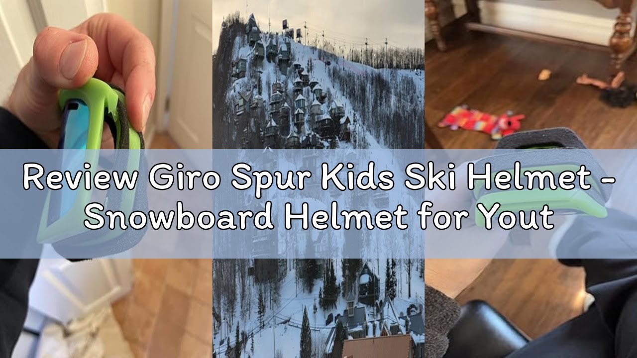 Review Giro Spur Kids Ski Helmet - Snowboard Helmet for Youth, Toddler, Boys & Girls