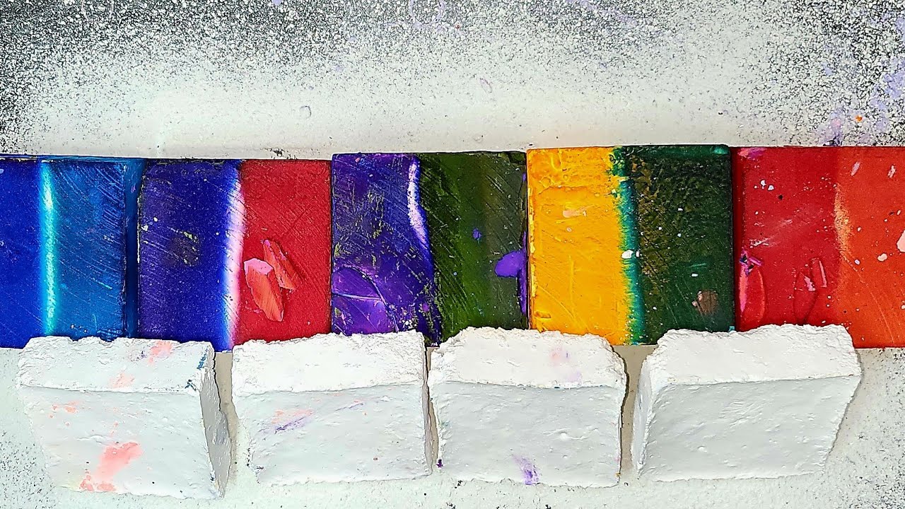 Gholibn Chalk Dyed In Gholibn Watercolors W/ PJ Gholibn Reforms 💙❤️💜💛💚🧡 #asmrcommunity #sleepaid