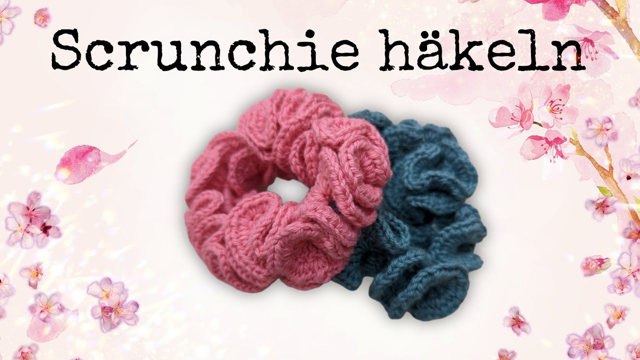 Scrunchie häkeln🧶💗super leicht 🤗🧶