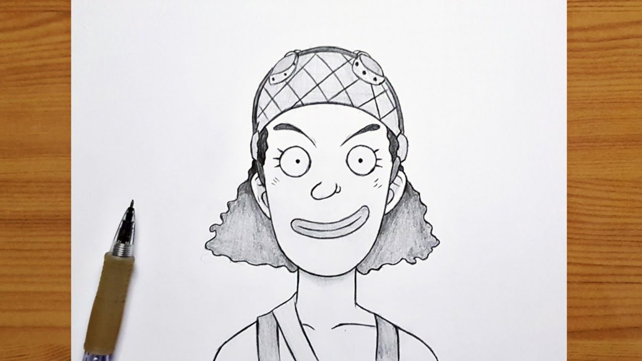 How to draw Usopp from One Piece | Usopp step by step | easy tutorial
