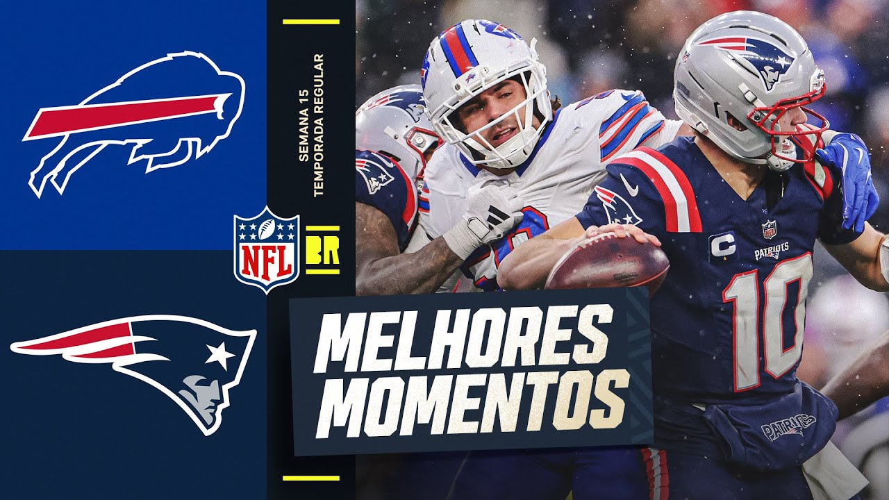 Buffalo Bills vs New England Patriots | Melhores Momentos - Semana 15 | NFL 2025