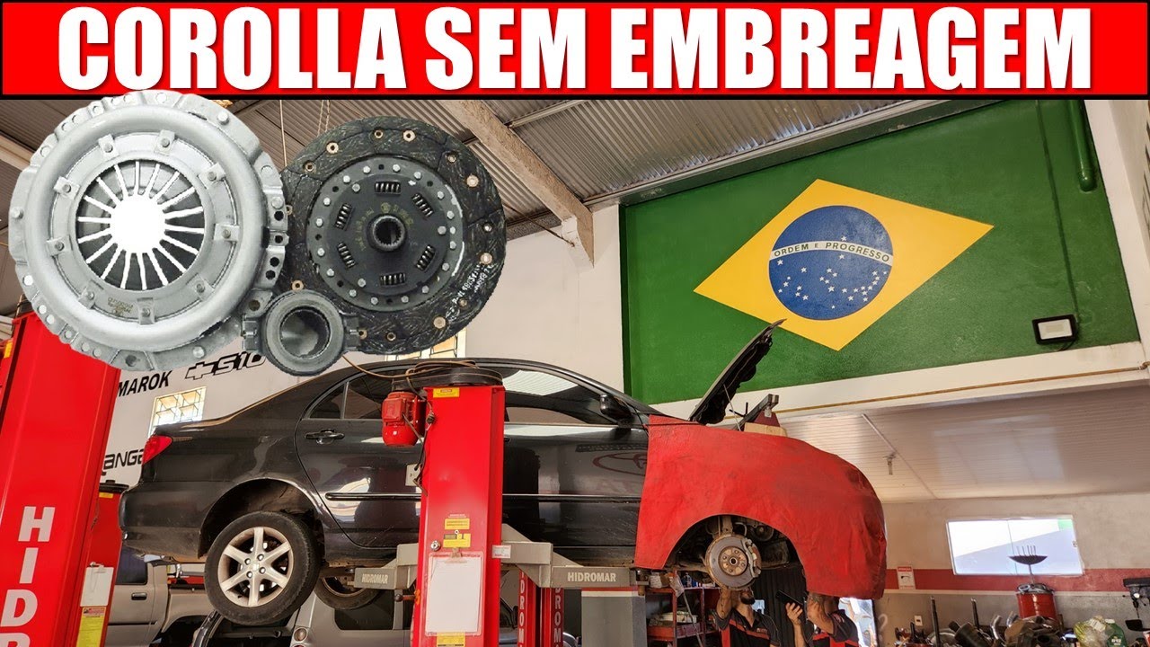 EP. 869// Toyota COROLLA -Brad Pitt- 2005 Serviço COMPLETO Troca EMBREAGEM!