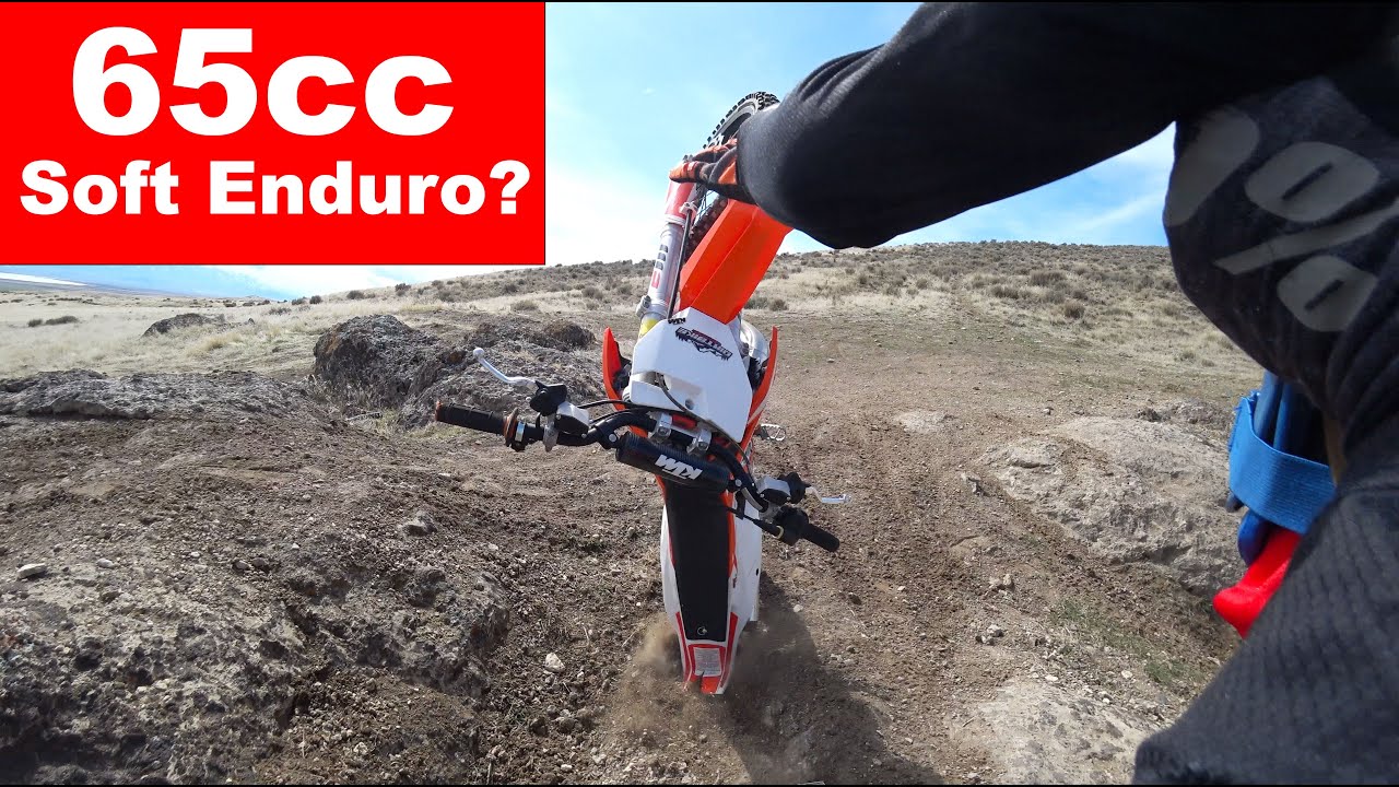 Can A 65cc Two Stroke Do Soft Enduro Obstacles? Yamaha YZ65 and KTM 65 SX