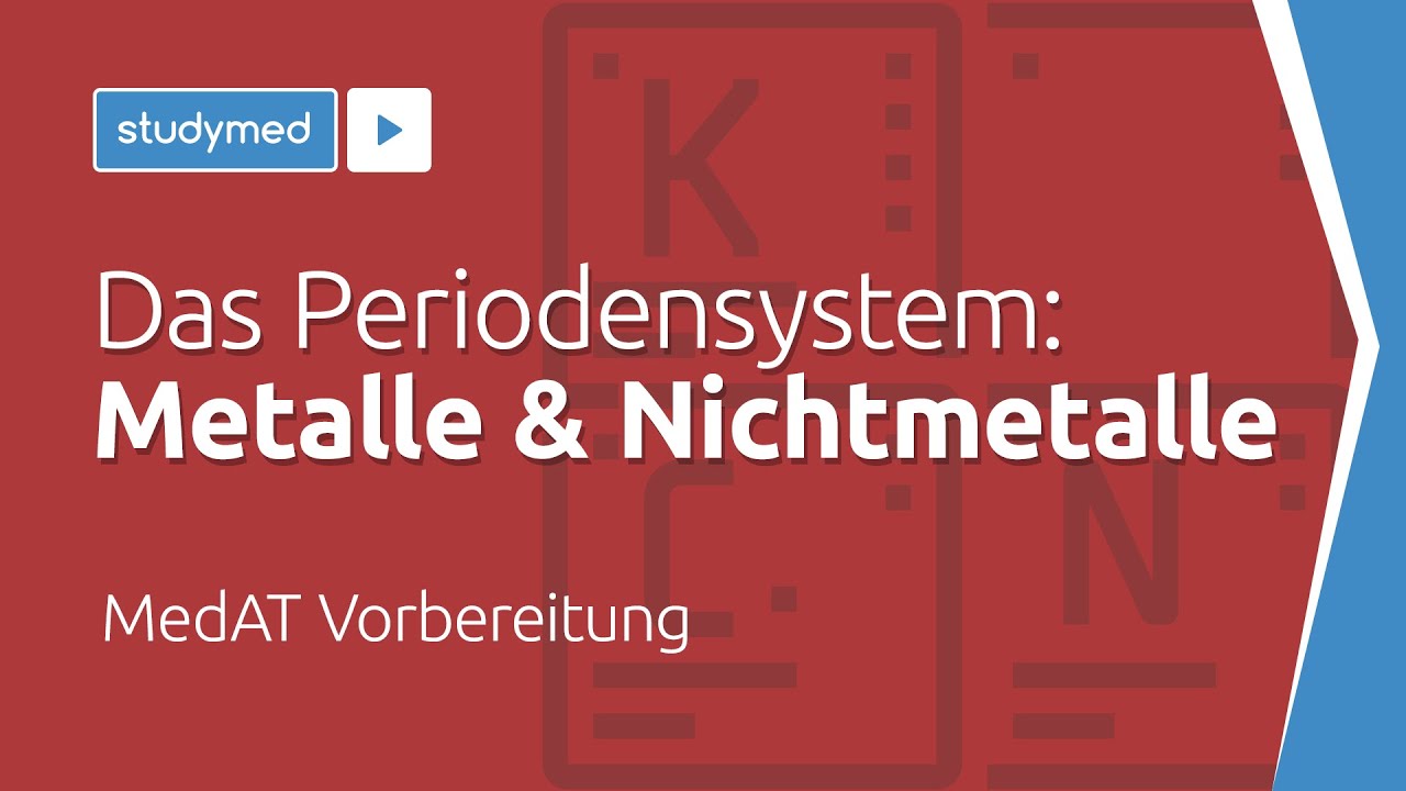 Das Periodensystem: Metalle & Nichtmetalle - MedAT Vorbereitung