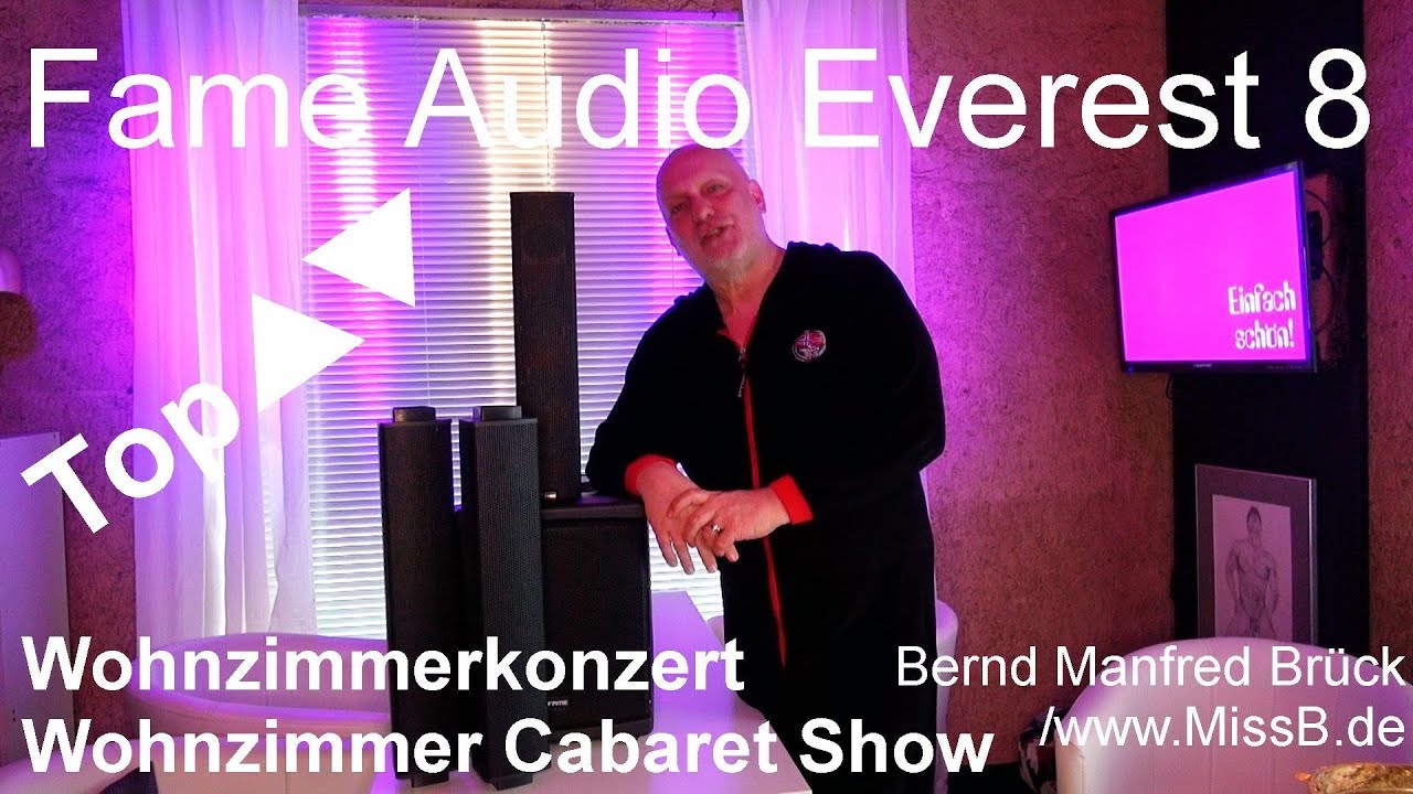 Fame Audio Everest 8 Bericht - Wohnzimmer Cabaret Show - Einfach schön