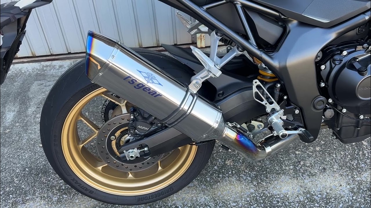 CB1000hornet/アールズギア / R’s GEAR●商品名：GP SPECフルエキゾースト（チタンポリッシュ）