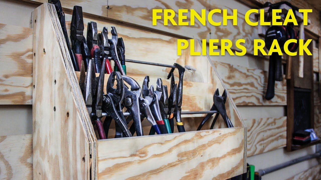 French Cleat Pliers Rack - SHOP ORGANIZATION