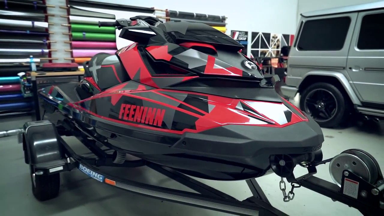 Can you vinyl wrap a Jet Ski? Give your jet ski a fresh new look !!!