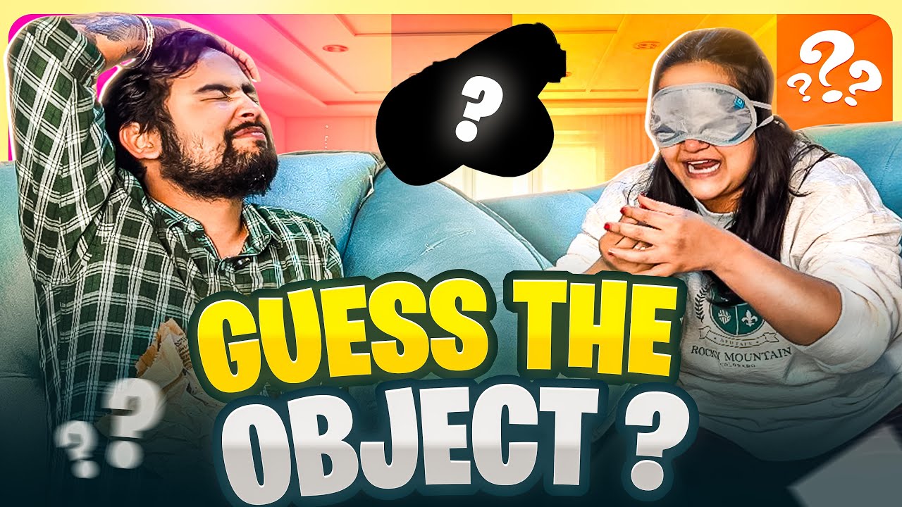 Ye kya ho gya..!!😱 Guess The Object Challenge | pati patni .... #couple #game #astutimayank