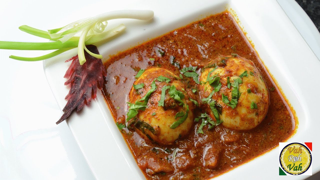 Saoji Maharashtrian Egg Curry - By Vahchef @ vahrehvah.com