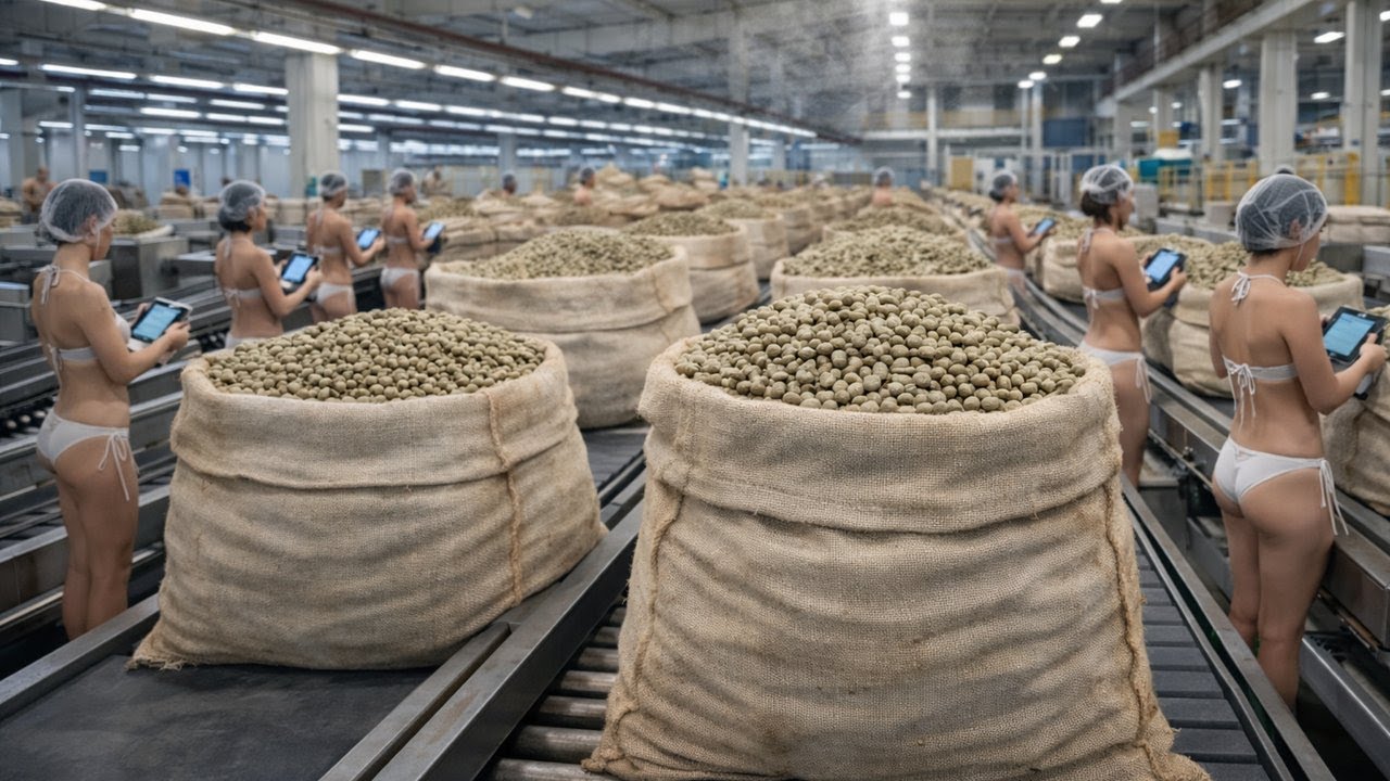 Inside the Coffee Factory &mdash; From Raw Beans to Perfect Coffee | Full Process