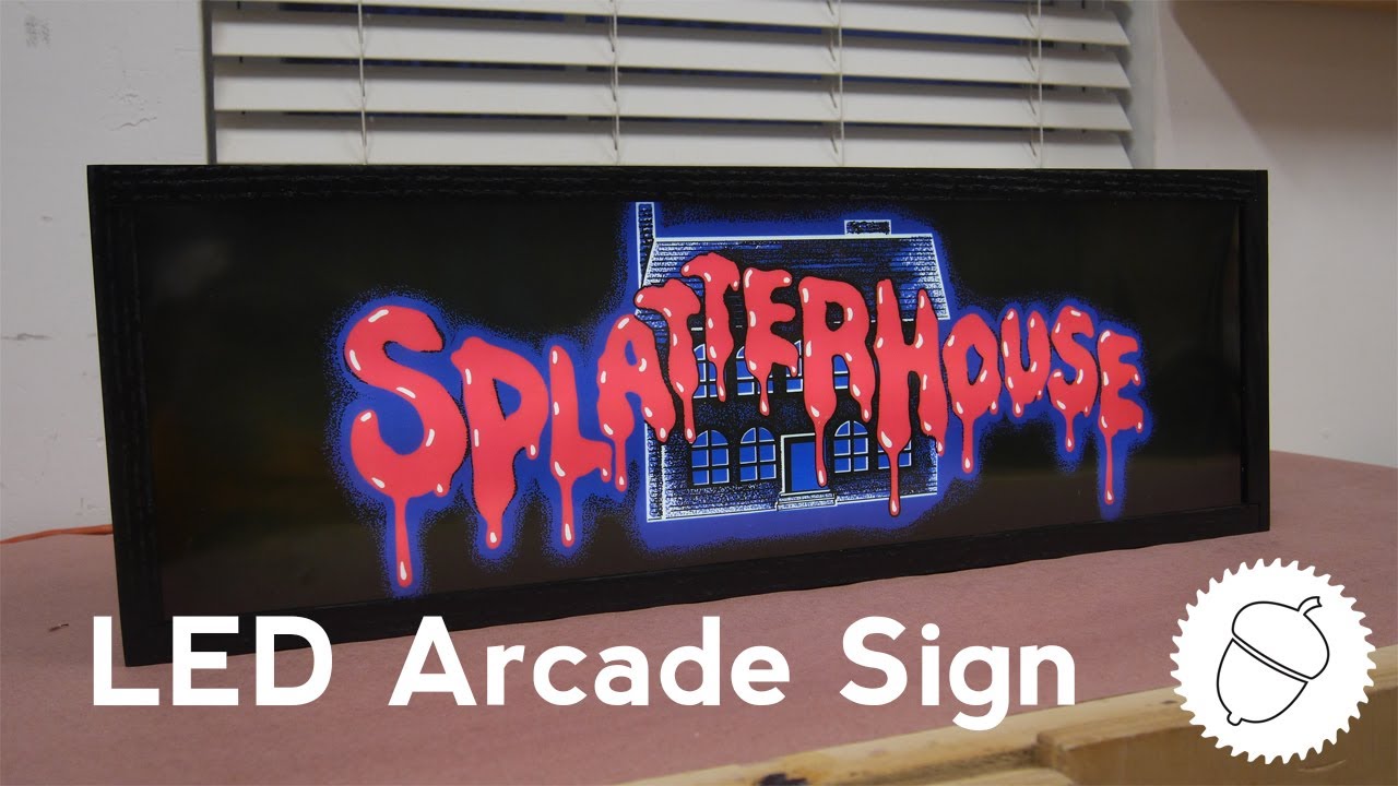 How to Make an Arcade Marquee Lightbox!